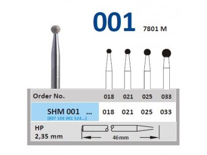 Sintrovaný diamant - kulička, SHM001, průměr 2,1mm, zrnitost normal
