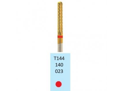 Tvrdokovová fréza s titanovou vrstvou - cylindr zakulacený, T144140, 2,3mm