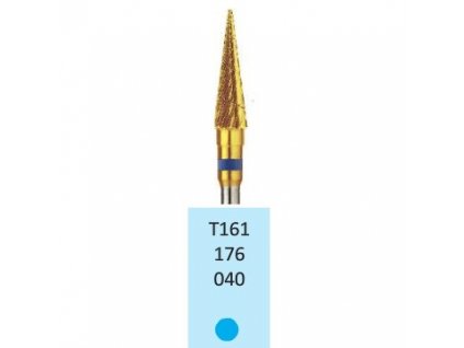 Tvrdokovová fréza s titanovou vrstvou - kónus, T161176, průměr 4mm