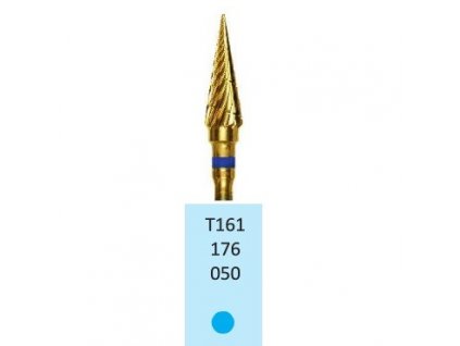 Tvrdokovová fréza s titanovou vrstvou - kónus, T161176, průměr 5mm
