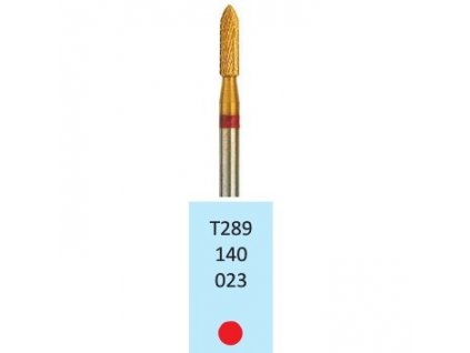 Tvrdokovová fréza s titanovou vrstvou - torpédo, T289140, průměr 2,3mm