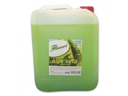 Tekuté mýdlo Flowers, Aloe Vera, 5l
