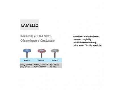 Leštící guma Lamello Keramik W9910