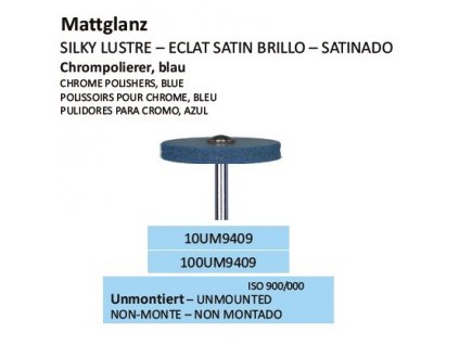 Leštící guma CHROMPOLIERER MODRÁ UM9409 10ks