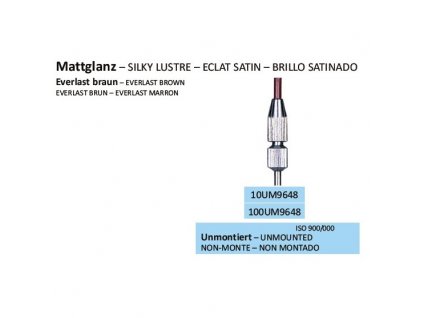 Leštící guma EVERLAST BRAUN UM9648 10ks