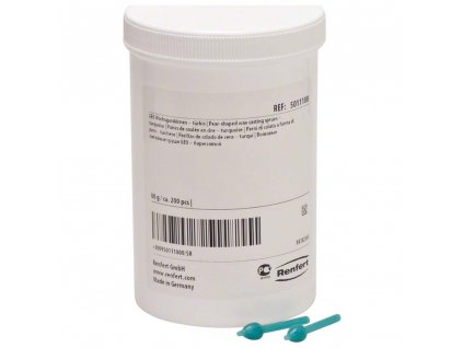 GEO licí palice - tyrkysová, 35mm, Ø 6,6 mm, 200ks