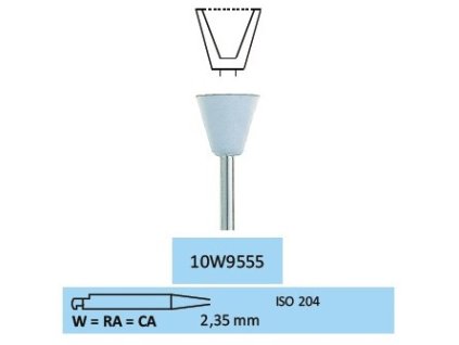 Leštící guma UNISOFT WEISS W9555 10ks