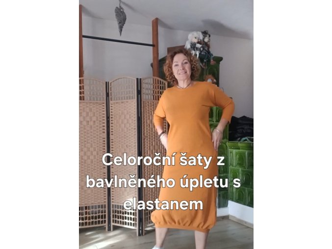 Šaty - bavlna s elastanem