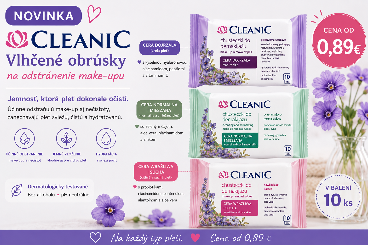 cleanic odstr. make-up