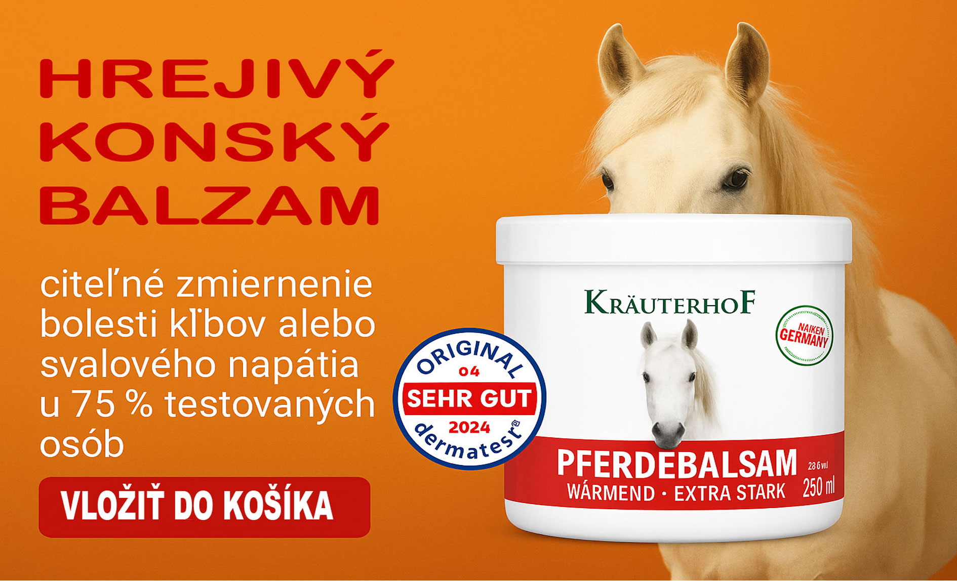 Konský hrejivý balzam