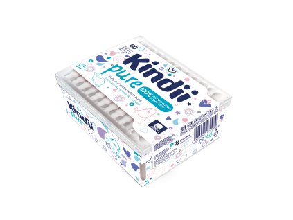 KINDII detské vatové tyčinky 60ks