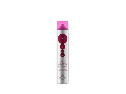 Kallos KJMN lak na vlasy SILK PROTEIN - EXTRA SILNÝ 500 ml