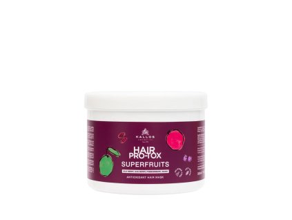 Kallos Hair Pro-Tox SUPERFRUITS antioxidačná maska na vlasy 500 ml
