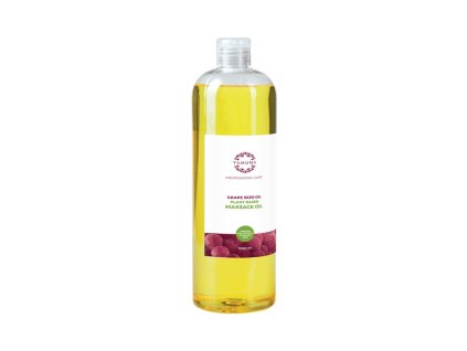 YAMUNA rastlinný telový masážny olej - HROZNO 1000 ml