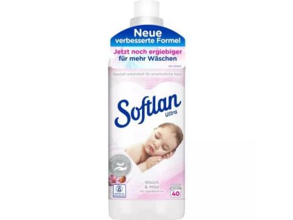 SOFTLAN Ultra koncentrovaná aviváž 1000 ml - WEICH MILD (40 dávok)