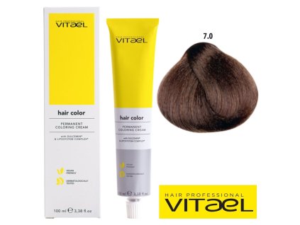 Vitael profesionálna farba na vlasy 100ml č. 7.0