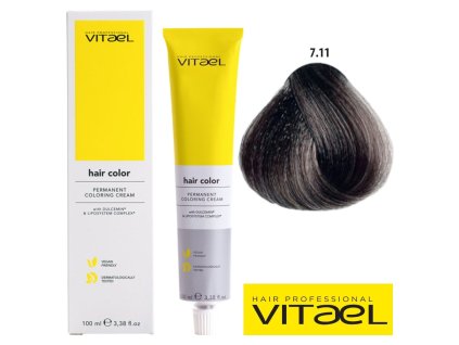 Vitael profesionálna farba na vlasy 100ml č. 7.11