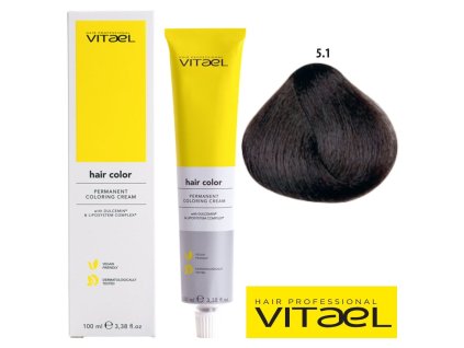 Vitael profesionálna farba na vlasy 100ml č. 5.1