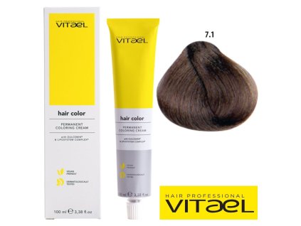 Vitael profesionálna farba na vlasy 100ml č. 7.1