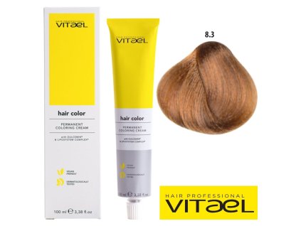 Vitael profesionálna farba na vlasy 100ml č. 8.3
