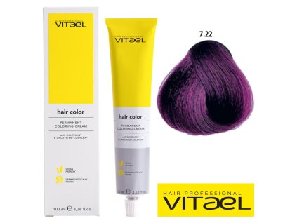 Vitael profesionálna farba na vlasy 100ml č. 7.22