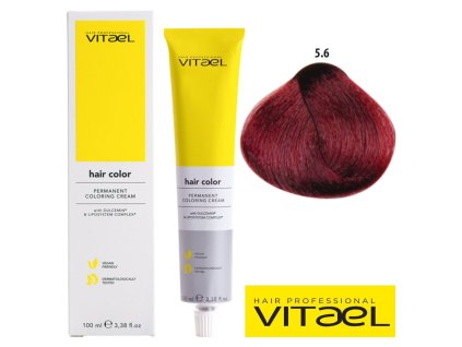 Vitael profesionálna farba na vlasy 100ml č. 5.6