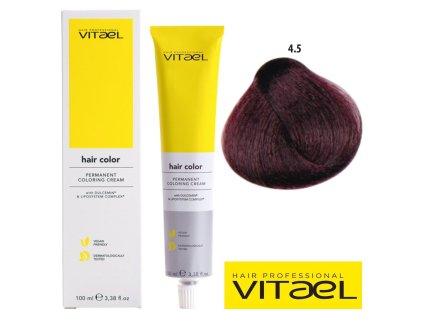 Vitael profesionálna farba na vlasy 100ml č. 4.5