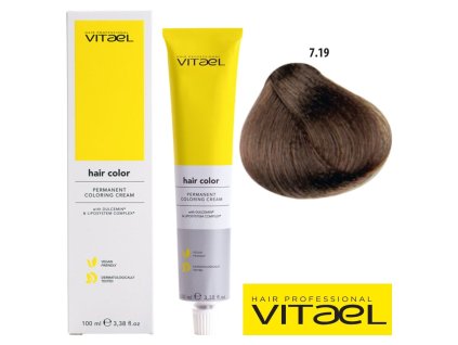 Vitael profesionálna farba na vlasy 100ml č. 7.19