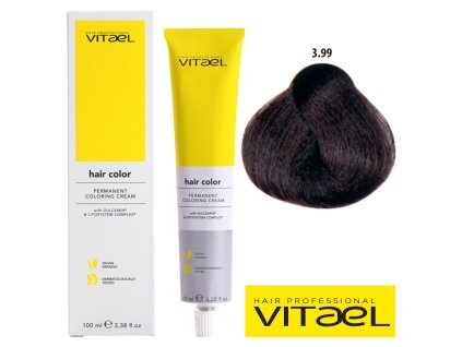 Vitael profesionálna farba na vlasy 100ml č. 3.99