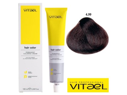 Vitael profesionálna farba na vlasy 100ml č. 4.99