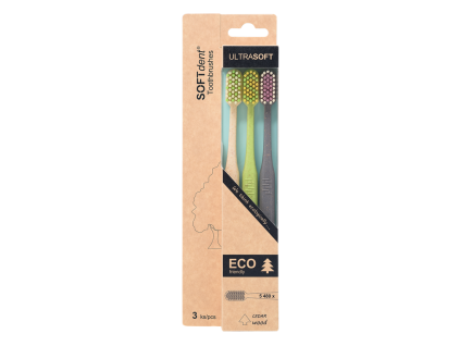 Zubná kefka ULTRA SOFT DENT 3 ks