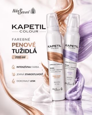 Vlasy bez iskry? Daj im trochu lásky s Kapetil od Helen Seward. ✨ Farebné penové tužidlo, ktoré pomáha oživiť odtieň...