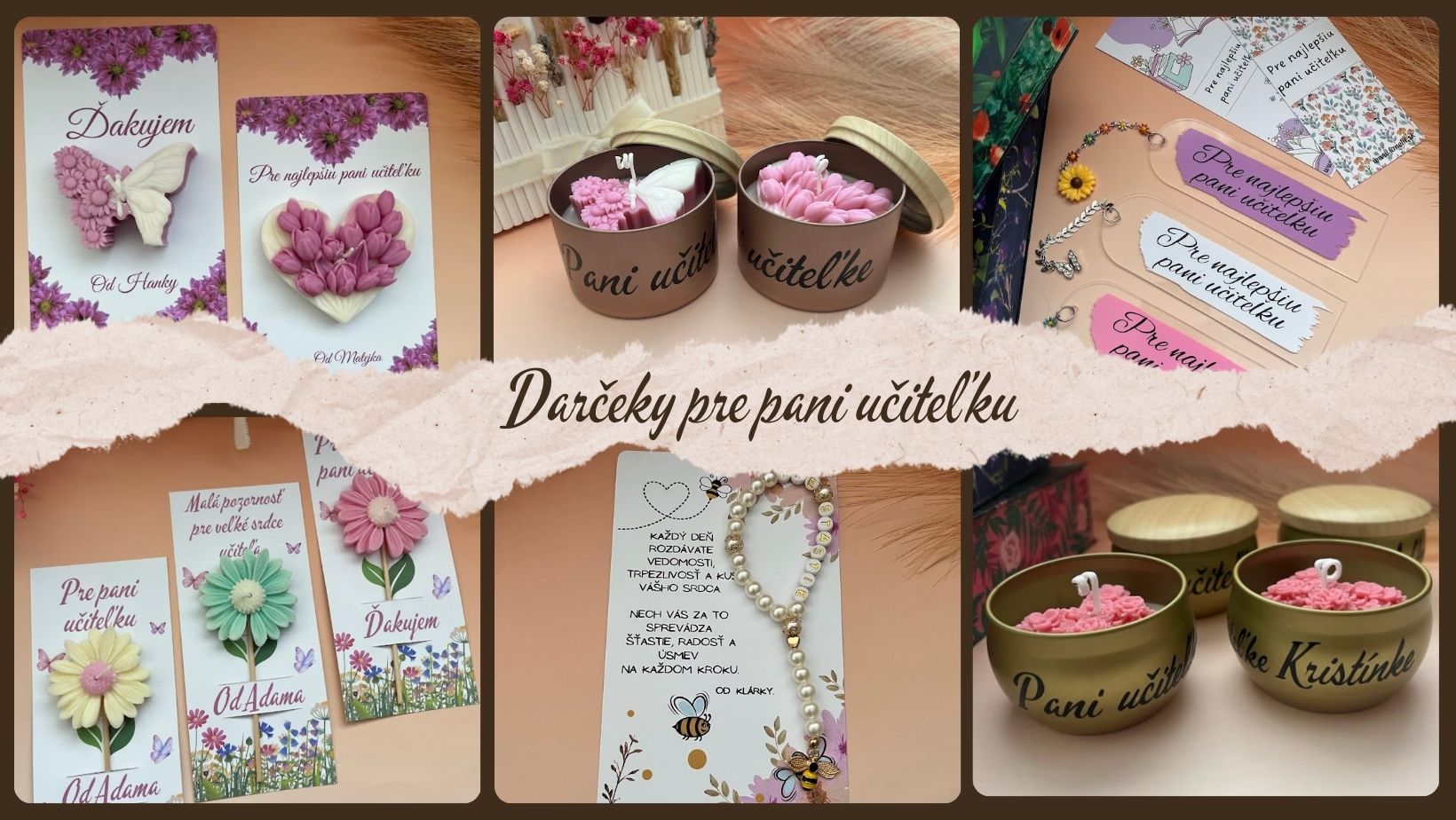 darčeky pre pani učiteľky