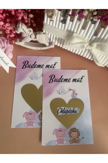 Stierací žreb - Oznámenie pohlavia bábätka