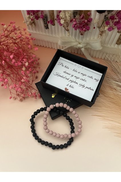 Párové náramky z Lávy