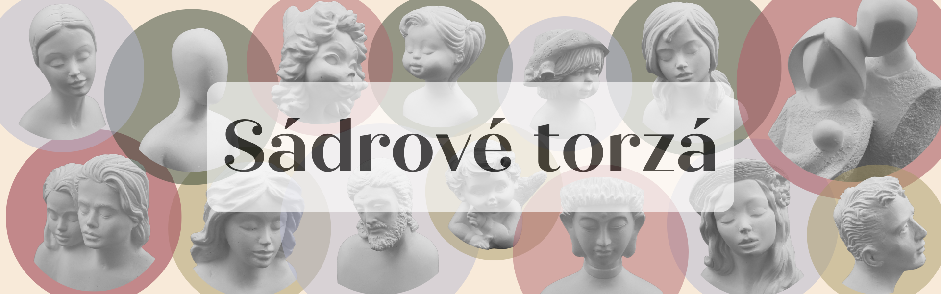 Sádrové torzá carousel