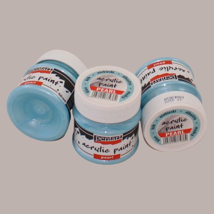 akrylova farba perlet 50ml modra 3534