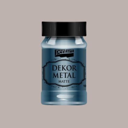 akrylova farba dekor metal matna 100ml oxford modra 35205