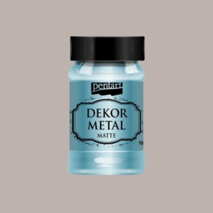 akrylova farba dekor metal matna 100ml tyrkysova 35203