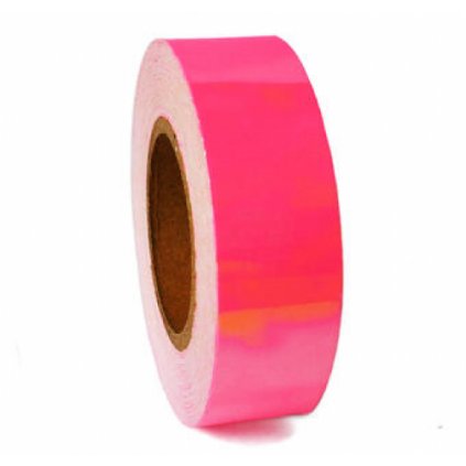 Ozdobná izolepa Laser Fluo Pink 02710