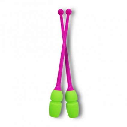 PASTORELLI 36 cm CONNECTABLE Clubs mod. MASHA Fluo pink and Lime green imagelarge
