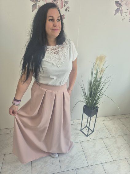 Long sukně s kapsami LEA