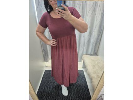 Vzdušné šaty delší varianta AGÁTA