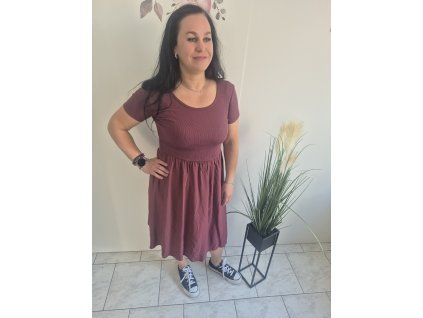 Vzdušné šaty kratší varianta AGÁTA