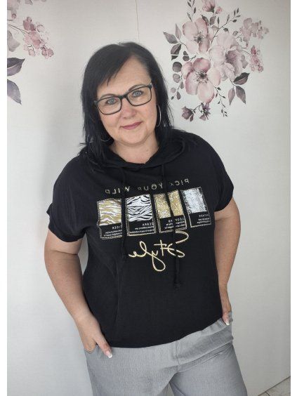 Dámské triko s kapucí OLIVIA