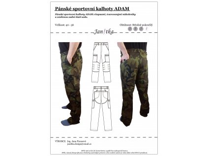 č.51a Pánské sportovní kalhoty ADAM vel.40 56