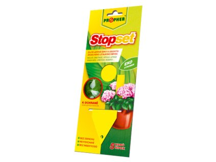 STOPSET šipky žluté 14x5 cm 5 ks