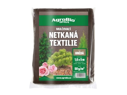 Hnědá netkaná textilie