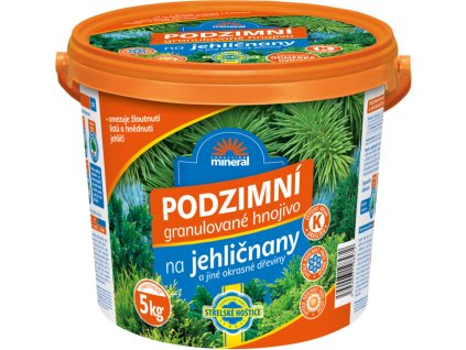 Hnojivo podzimní - jehličnany 5 kg kbelík