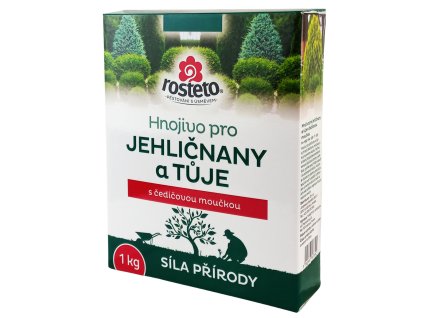Hnojivo Rosteto s čedičovou moučkou - jehličnany a tůje 1 kg